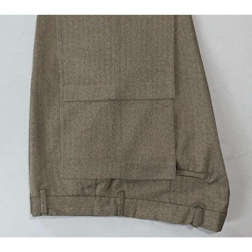 Banana Republic Tailored Slim Fit Flat Front Dress Pants. Herringbone, 35X34 EUC